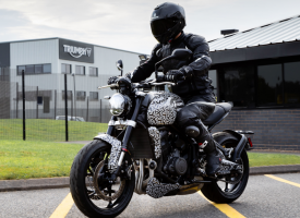 La Triumph Trident en action... et c'est tout