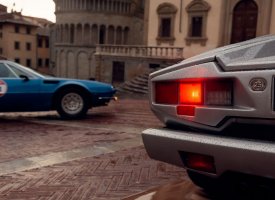 Lamborghini au départ du Modena Cento Ore 2020