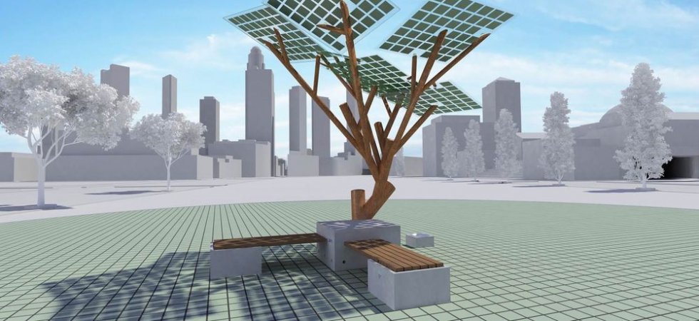 Le premier mobilier urbain eTree arrive à Nevers
