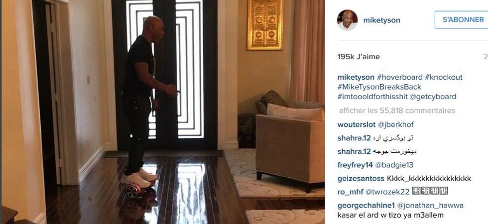 Mike Tyson mis K.O par... un hoverboard