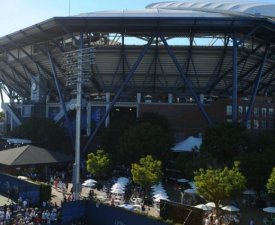 US Open : Le Louis Armstrong Stadium se dessine