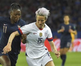 Etats-Unis : Rapinoe et l'ambiance chez les Bleues