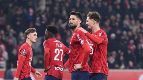 Ligue 1 (J13) : Lille renverse le Paris FC grâce à un grand Giroud