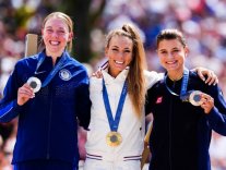 Pauline Ferrand Prévot : médaille d'or en VTT cross-country Pauline Ferrand Prévot : médaille d'or en VTT cross-country