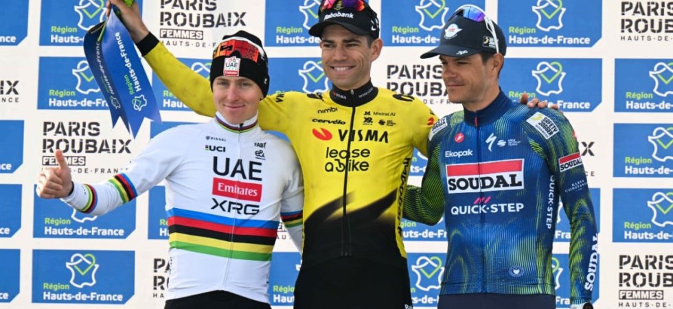 Paris-Roubaix : Van Aert plus fort que Pogacar