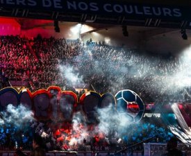 Coupe de France : Un tifo pro-Marseille vu au Parc des Princes lors du match du PSG face à Nice 