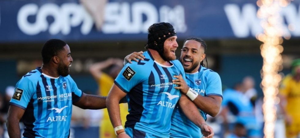 Top 14 (J5) : Montpellier s'impose avec le bonus offensif face à La Rochelle