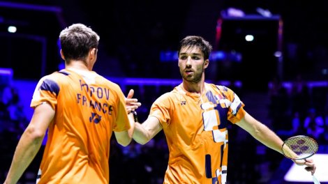 Badminton European Championships: Popov Brothers Qualify for Men’s Doubles Semi-Finals