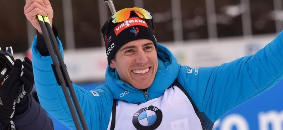 Biathlon (H) : Fillon Maillet remporte sa 10eme victoire de la saison et se rapproche encore un peu plus du gros globe