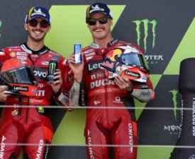 GP de Grande-Bretagne : Victoire de Bagnaia à Silverstone, Quartararo seulement 8eme, Zarco à la faute