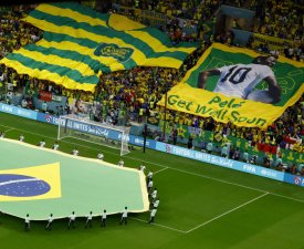 CM 2022 : L'hommage des Brésiliens à Pelé en images