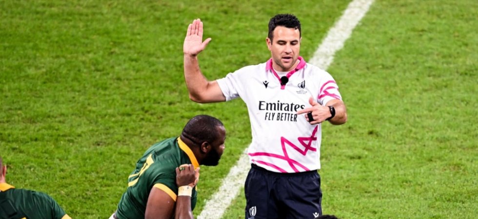 XV de France : Les Bleus vont retrouver l'arbitre du quart face aux Springboks