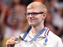 Félix Lebrun : médaille de bronze en tennis de table Félix Lebrun : médaille de bronze en tennis de table