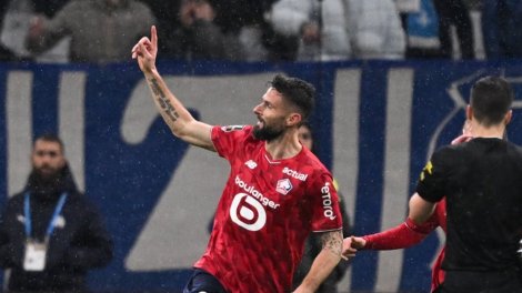 Lille: Giroud doesnt want to get too excited after his winning goal in Marseille