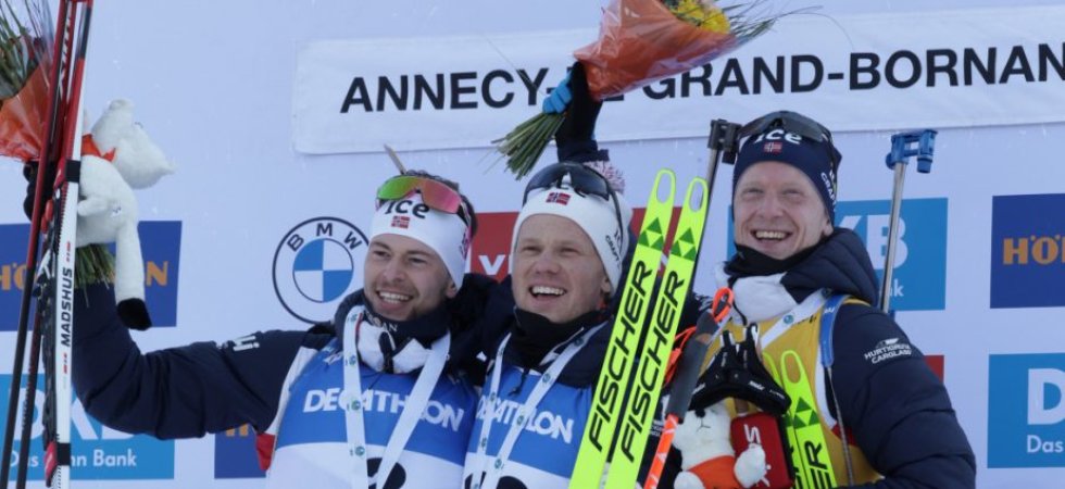 Biathlon - Mass start du Grand-Bornand (H) : Dale et la Norvège régalent, F. Claude à nouveau au pied du podium