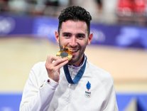 Benjamin Thomas : médaille d'or en cyclisme sur piste Benjamin Thomas : médaille d'or en cyclisme sur piste