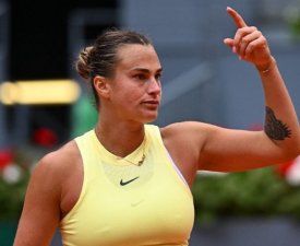 WTA - Madrid : Sabalenka en quarts de finale après sa victoire sur Collins 