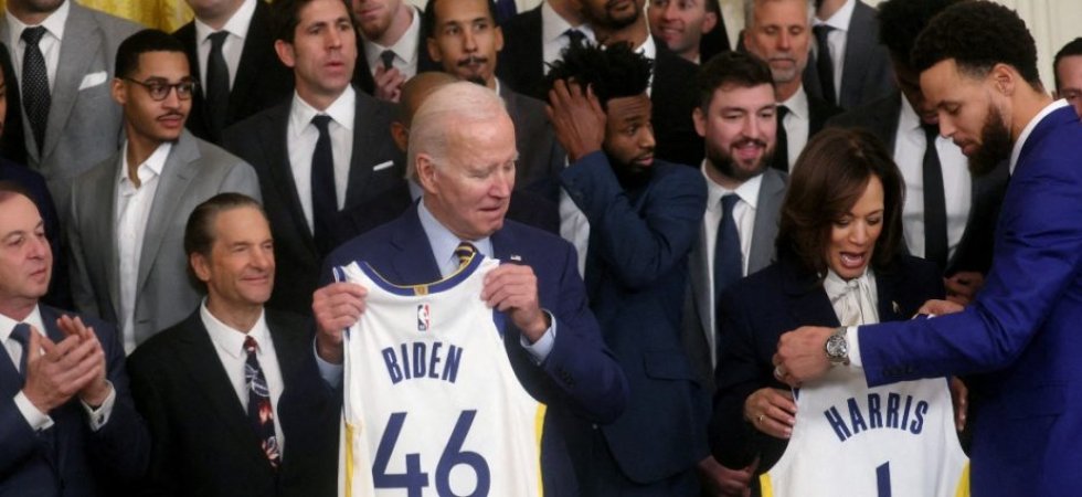 NBA : Les Warriors ont rendu visite à Joe Biden