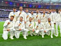 L'équipe de France de rugby à 7 : médaille d'or L'équipe de France de rugby à 7 : médaille d'or