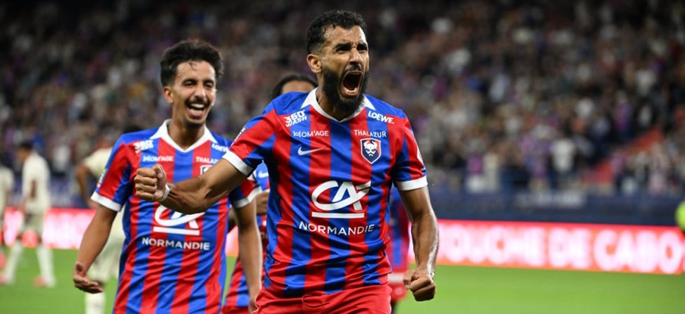 L3 (J1) : Caen démarre par un carton, triplé d'El Khoumisti