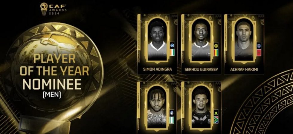 Joueur africain de l'année : Lookman, Guirassy, Hakimi... tous les nommés des CAF Awards