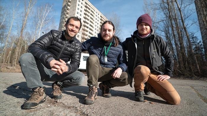 Dans les parties les plus radioactives de Tchernobyl