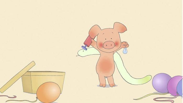 Diabolo, le petit cochon rigolo