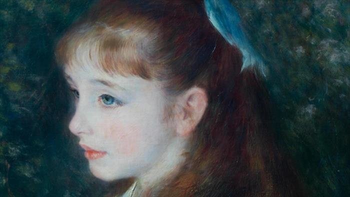 Renoir et la petite fille au ruban bleu