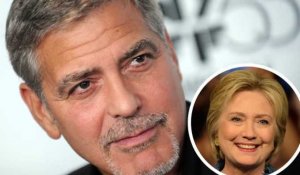 George Clooney apporte officiellement son soutien à Hillary Clinton