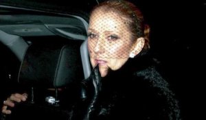 Céline Dion salue ses proches aux funérailles de son mari