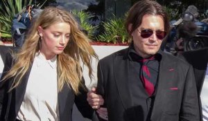 C'est la cohue à l'arrivée de Johnny Depp et Amber Heard à un tribunal en Australie