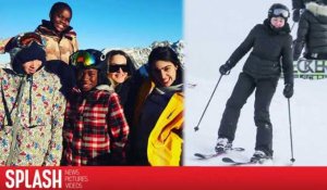 Madonna fait du ski en Suisse avec sa famille