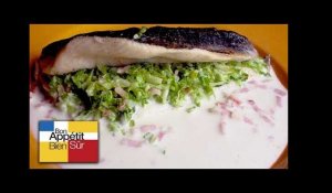 [Recette] Truites Roties Embeurré de Choux Sauce Lard Fumé - Chef Daniel Lagrange