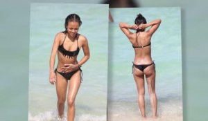 La petite-amie présumée de Chris Brown, Karrueche Tran se dévoile en bikini