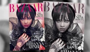 Rihanna choque en apparaissant habillée sur Harper's Bazaar Arabie