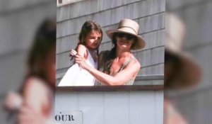 Katie Holmes et Suri Cruise passent la journée à la plage aux Hamptons