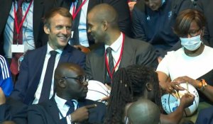 Sommet Afrique-France: Macron rencontre Tony Parker et des acteurs du numérique