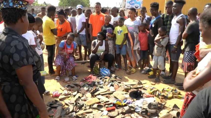 Images de l'endroit où un mouvement de foule a fait 29 morts au Liberia