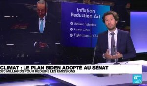 États-Unis : le Sénat adopte le plan de Joe Biden pour le climat et la santé
