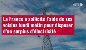 VIDÉO. La France a sollicité l’aide de ses voisins lundi matin pour disposer d’un surplus d'électricité