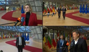 Bruxelles: arrivée des ministres de l'UE chargés de l'Energie pour une réunion