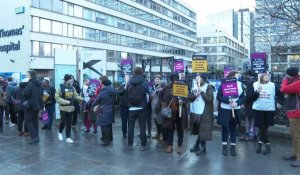 Les infirmières et infirmiers britanniques entament une deuxième journée de grève