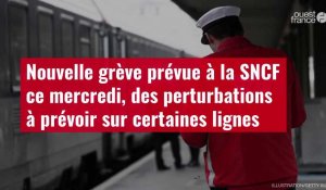 VIDÉO. Nouvelle grève prévue à la SNCF ce mercredi, des perturbations à prévoir sur certaines lignes