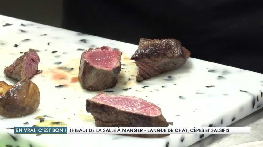 Langue De Chat Cepes En 3 Facons Et liatelle De Salsifis Par Thibaut Fourdrinier De La Salle A Manger A Marcq En Baroeul 59