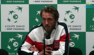 Coupe Davis 2017 - FRA-GBR - Lucas Pouille : "Je savais que j'allais avoir peur"