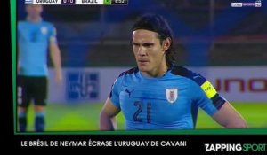 Zap Sport 24 mars : Edinson Cavani et l'Uruguay se font humilier par le Brésil de Neymar (vidéo)