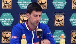 ATP - BNPPM - Novak Djokovic : "Benoit Paire, l'un des meilleurs revers à deux mains du circuit"