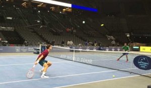 ATP - BNPPM - Quand Gaël Monfils se fait "niquette" par Pierre-Hugues Herbert !