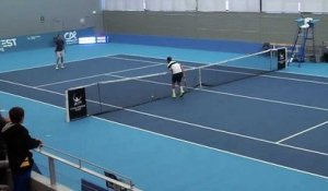 ATP - Open Brest Arena - Benoît Paire et Edouard Roger-Vasselin à l'entraînement