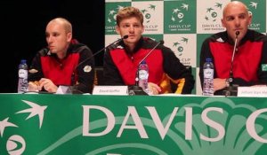 Coupe Davis 2015 - David Goffin : "Je suis prêt à débuter"
